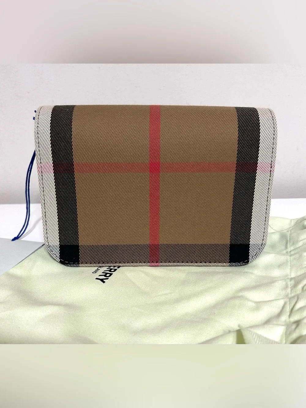 NWT Authentic Burberry Madison Clutch Or Crossbody Bag